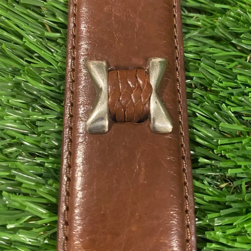 PGA Tour by‎ DANBURY ACCESSORIES Brown Leather Belt Men's Sz. 38